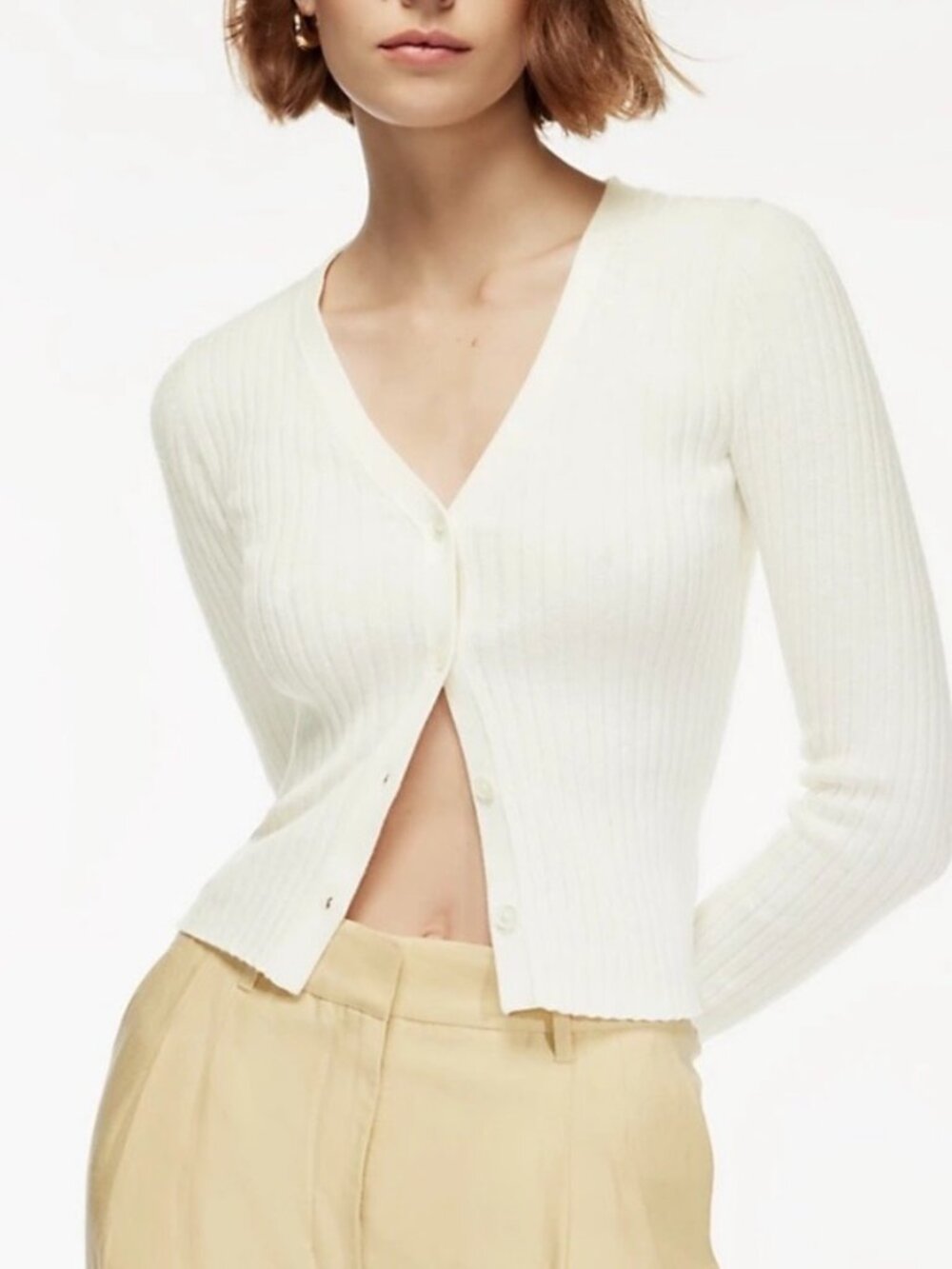 ARITZIA WILFRED manila women's  knit cardigan size Small